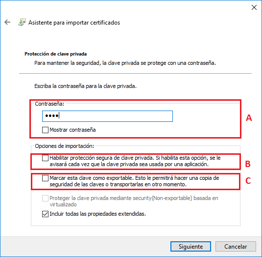 certificado digital Windows