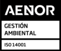Logotipo sello aenor ISO 14001