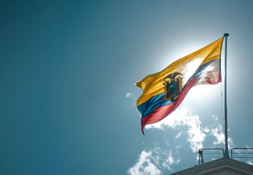 Bandera Ecuador