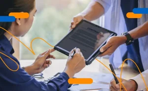 Electronic signature for personal loans