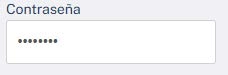 Imagen de campo de texto de contraseña